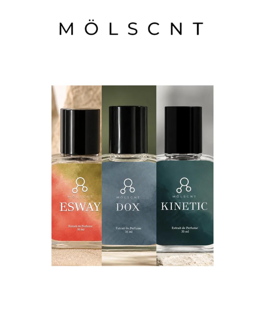 Tiga varian MÖLSCNT: Dox, Esway, Kinetic